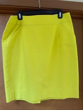 J Crew Bright Yellow Pencil Skirt - Contemporary Women's Skirt